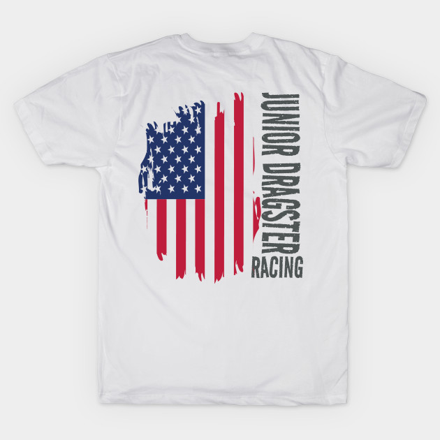 Junior Dragster Racing American Flag USA by Carantined Chao$